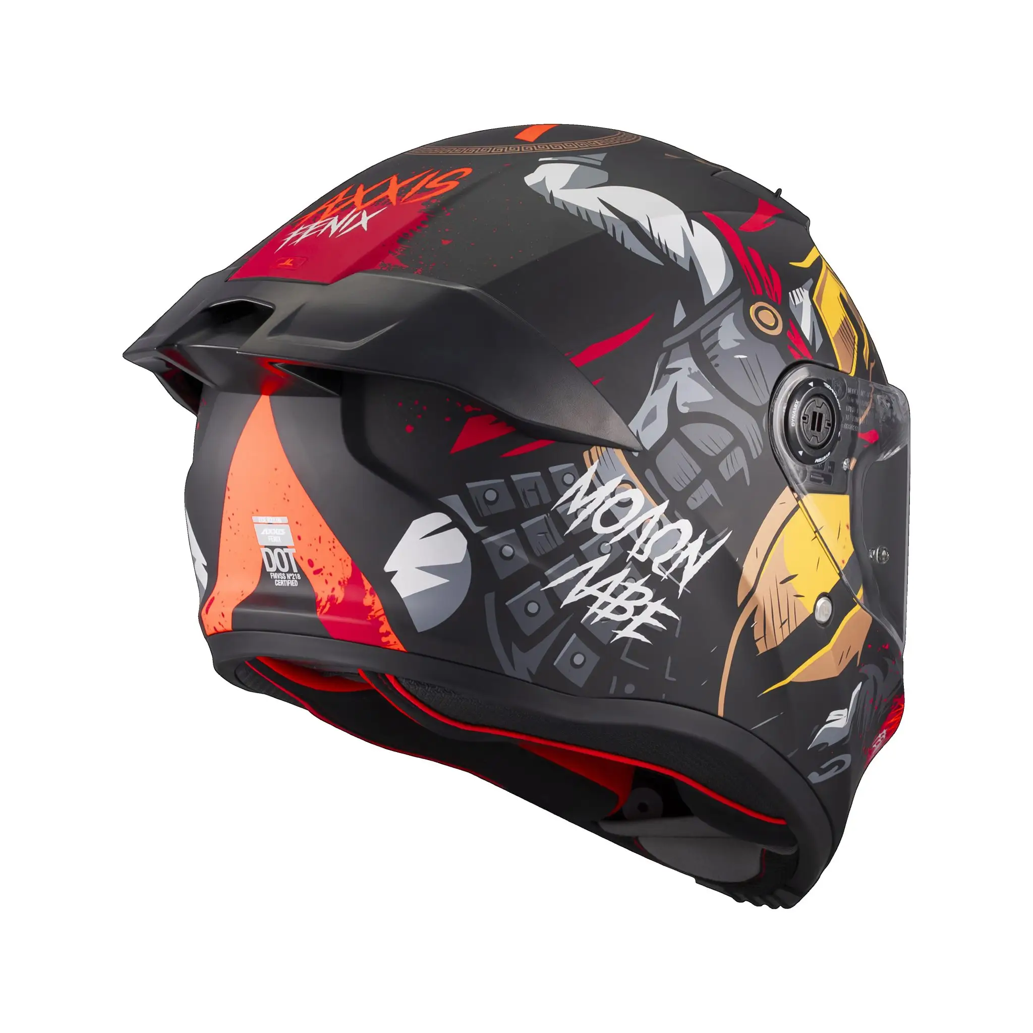 Casca integrala Axxis Fenix Hoplita B5 rosu lucios – tip viziera: MT-V-31B – DKS429 M (57/58cm)