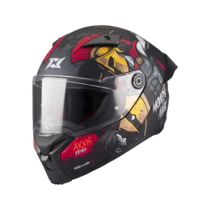 Casca integrala Axxis Fenix Hoplita B5 rosu lucios – tip viziera: MT-V-31B – DKS429 XXL (63/64cm)
