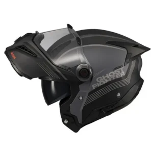 Casca modulabila (flip-up) Axxis GhostFighter SV Bitone C12 gri mat (ochelari soare integrati) Pinlock Ready – tip viziera: MT-V-36 XXL (63/64cm)