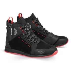 Ghete moto Urban barbati All Season Ixon model Freaky WP MS culoare: negru/rosu/alb (100% waterproof) 39