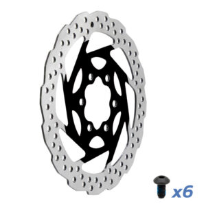 Disc de frana trotineta electrica EWD003 - 140mm - Negru