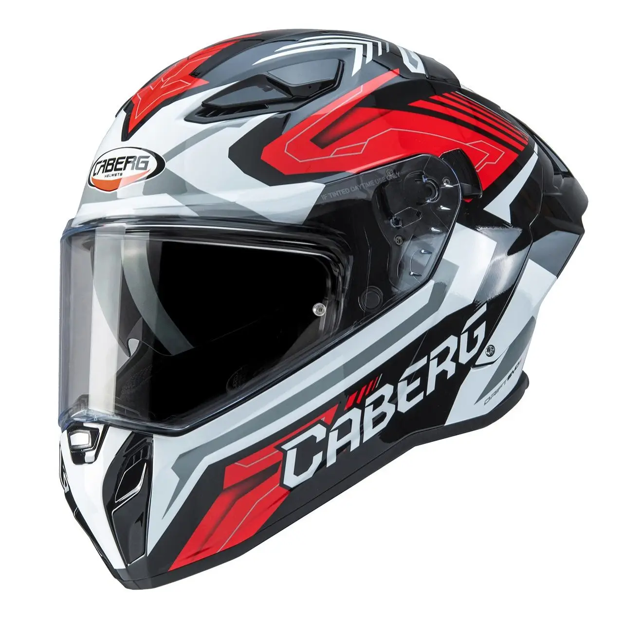 Casca integrala Caberg model Drift Evo II SV Jarama G0 negru/alb/rosu lucios Pinlock ready – lentila Pinlock inclusa XS (53/54cm)