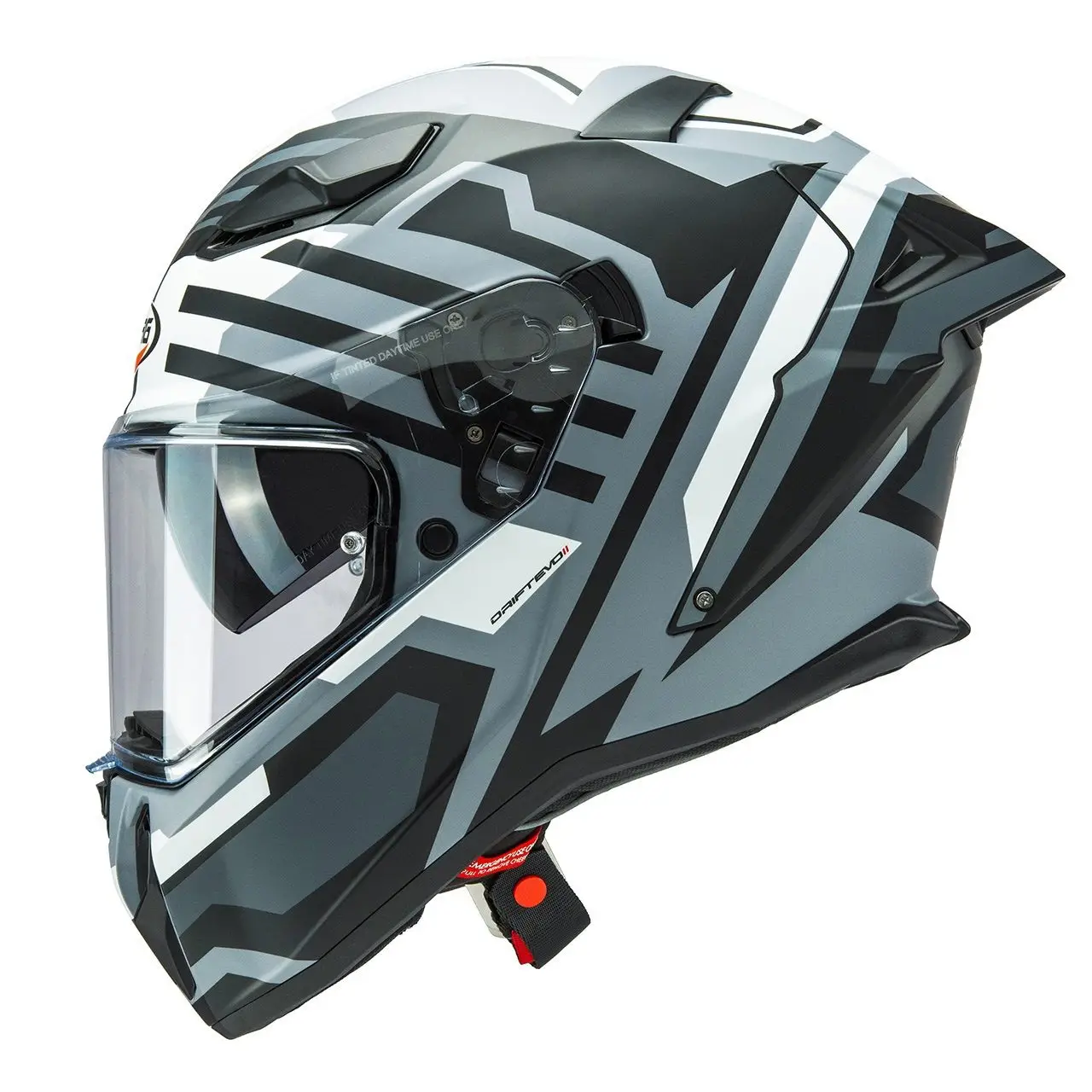 Casca integrala Caberg model Drift Evo II SV Horizon N5 gri/negru/alb mat Pinlock ready – lentila Pinlock inclusa XS (53/54cm)