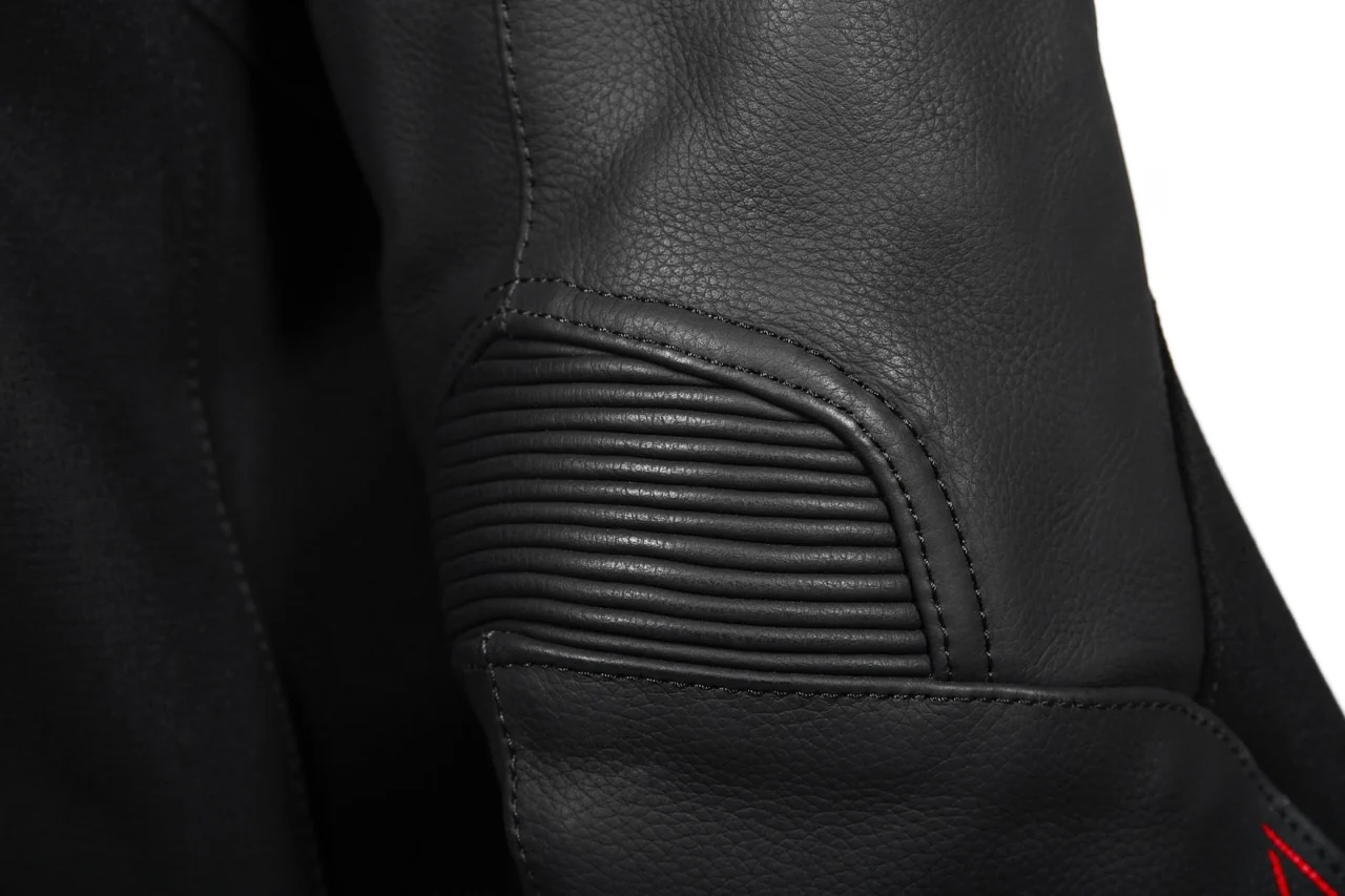 Geaca (jacheta) motociclete barbati Racing Seventy all season/iarna model SD-JL24 Spoiler culoare: negru/rosu, 4XL