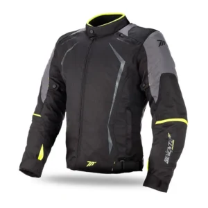 Geaca (jacheta) motociclete barbati Racing Seventy vara/iarna model SD-JR47 culoare: negru/galben fluor 4XL