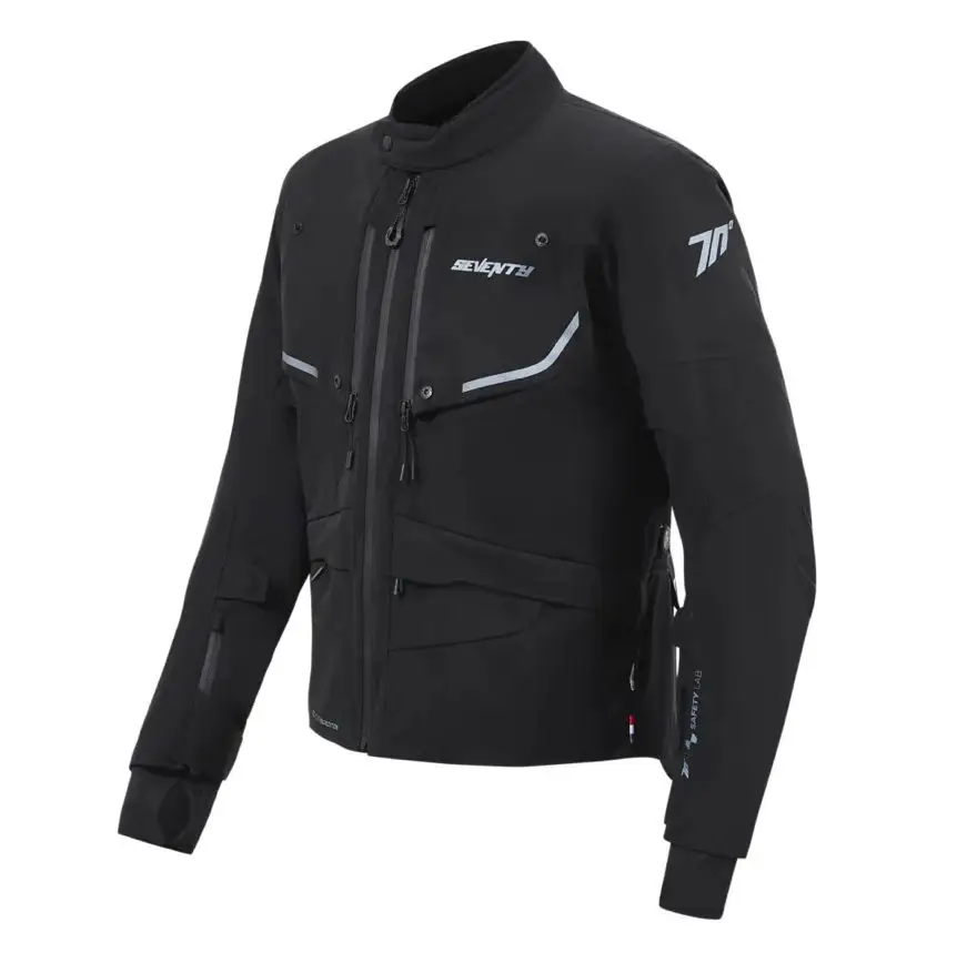 Geaca (jacheta) motociclete barbati Touring/Adventure Seventy All season model SD-JT45 Expedition culoare: negru - concept modular (geaca laminata; waterproof si pe exterior), XXL