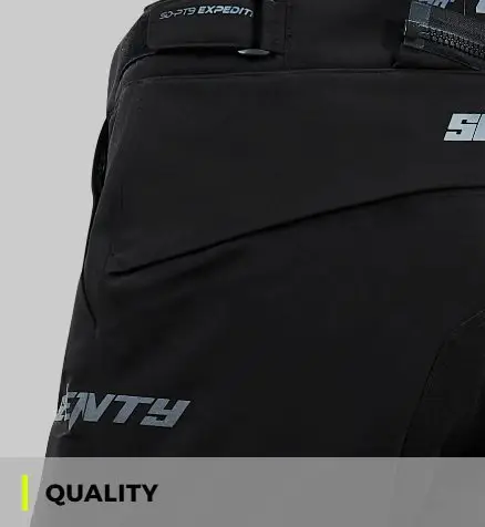Pantaloni motociclete barbati Touring/Adventure Seventy All season model SD-PT9 Expedition culoare: negru – concept modular (pantaloni laminati; waterproof si pe exterior) XL