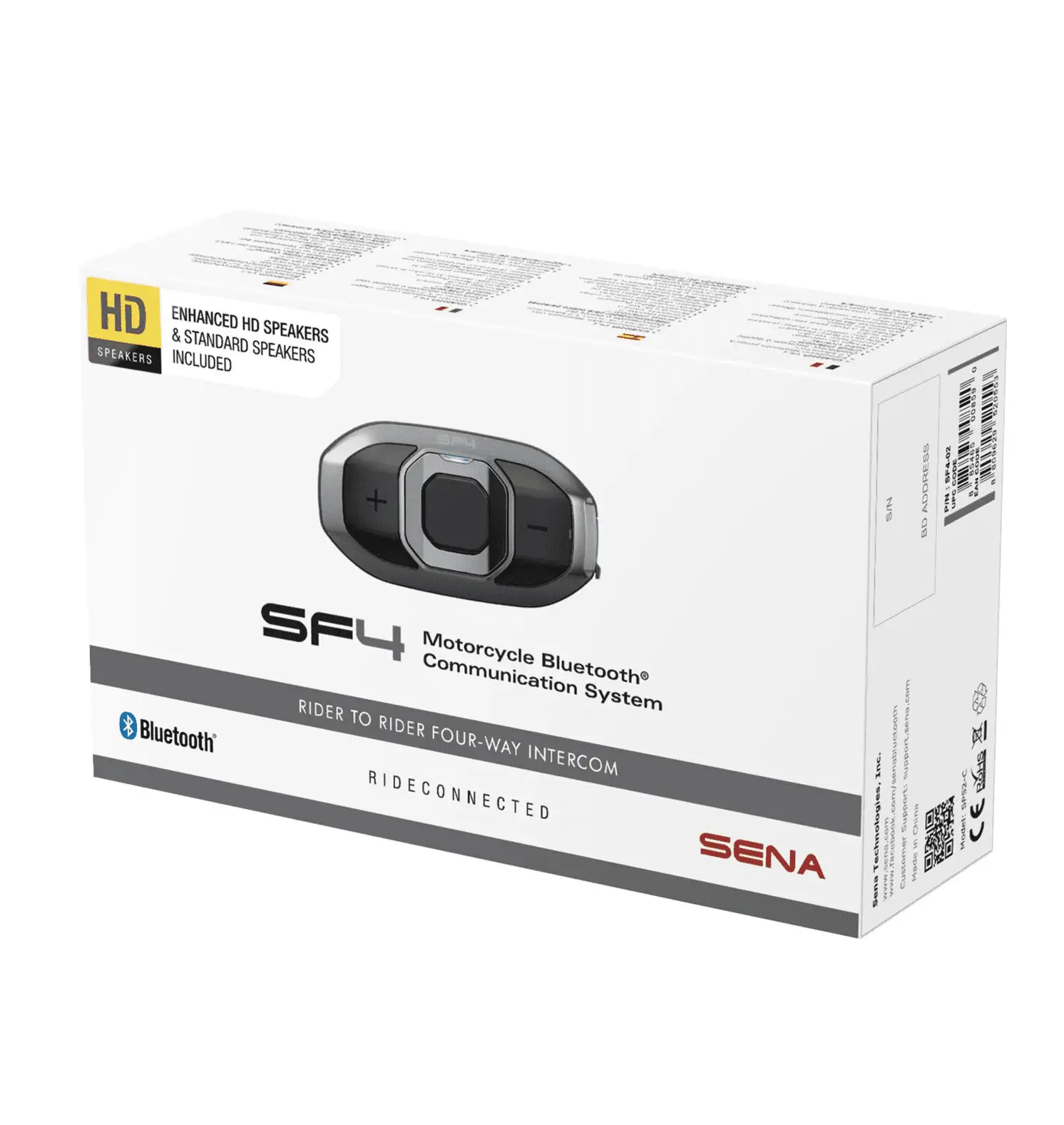 Sistem comunicare moto complet Bluetooth INTERCOM SENA model SF4 – kit 1 bucata (pentru 1 utilizator)