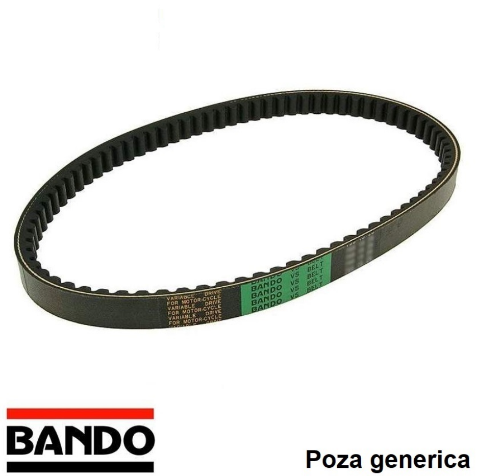 Curea transmisie 17.5x723 (Bando) Honda SJ 100 Bali - Peugeot Django (15-25) - Kisbee (10-25) - Streetzone (21-24) 4T AC 50cc - calitate OEM