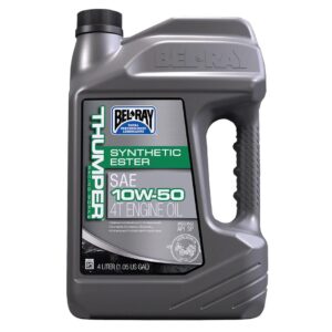 Ulei 10W50 BelRay Thumper Racing Synthetic Ester Blend 4T 4 Litri - full-sintetic