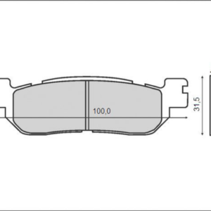 Set placute frana FT3022 – MBK Skyliner 250cc – Yamaha X City – X Max 250cc – YZF R6 - R1 600-1000cc