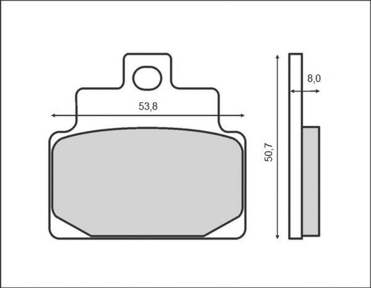 Set placute frana FT3028 – Aprilia Scarabeo – Habana – Leonardo – Mojito – SR – SR Replica 100-150cc