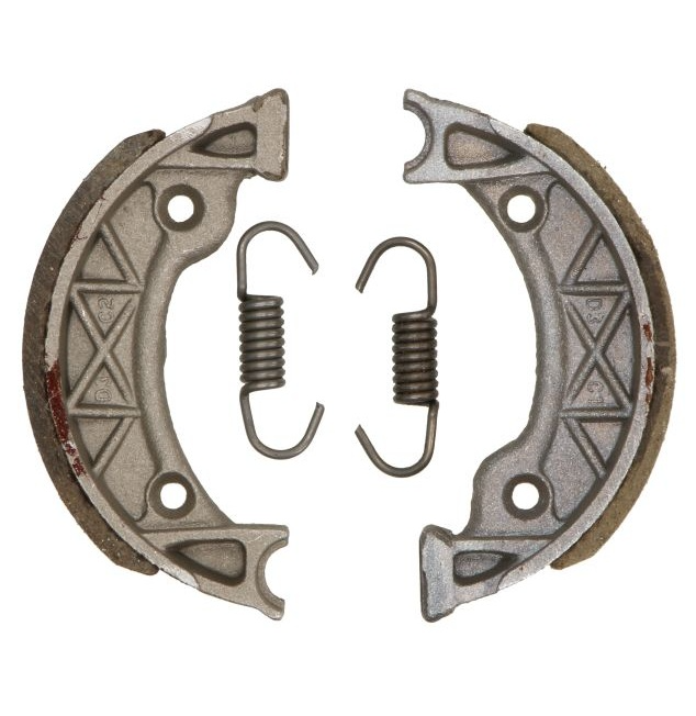 Set saboti frana fata-spate moped Piaggio Bravo - Boxer - Ciao - Si 2T AC 50cc (Ferodo)