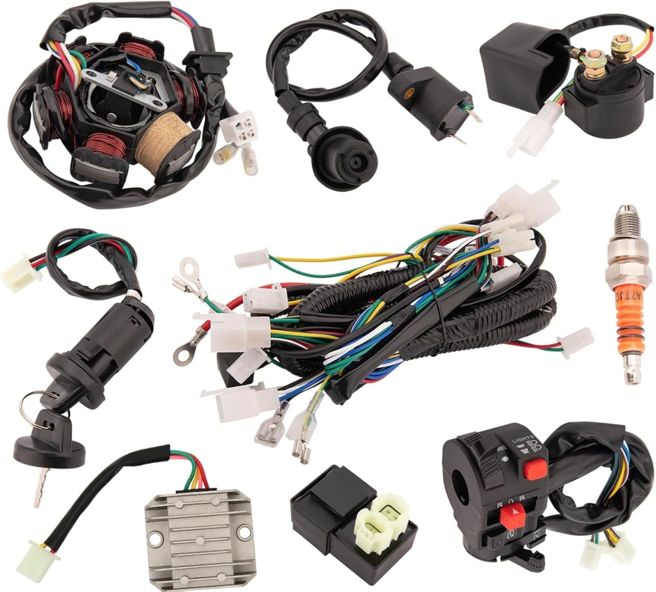 Instalatie electrica scuter GY6 50cc (9 in 1)