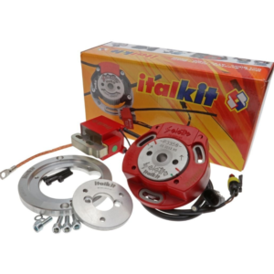 Aprindere completa racing (stator + bobina) Aprilia - Malaguti - Yamaha )motorizare Minarelli orizontal) 2T AC-LC 50cc (Italkit)
