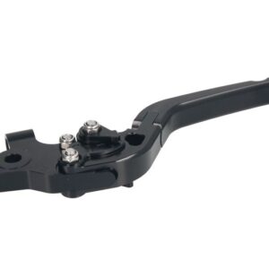 Maneta de frana 4RIDE culoare: negru, lung ajustat pentru APRILIA ETV; BENELLI TREK; MOTO GUZZI BREVA; YAMAHA FZ-07, FZ-10, FZ1, FZ6, FZ8, MT-03, MT-07, TDM, XJ6, XJR 400-1300 2001-2019
