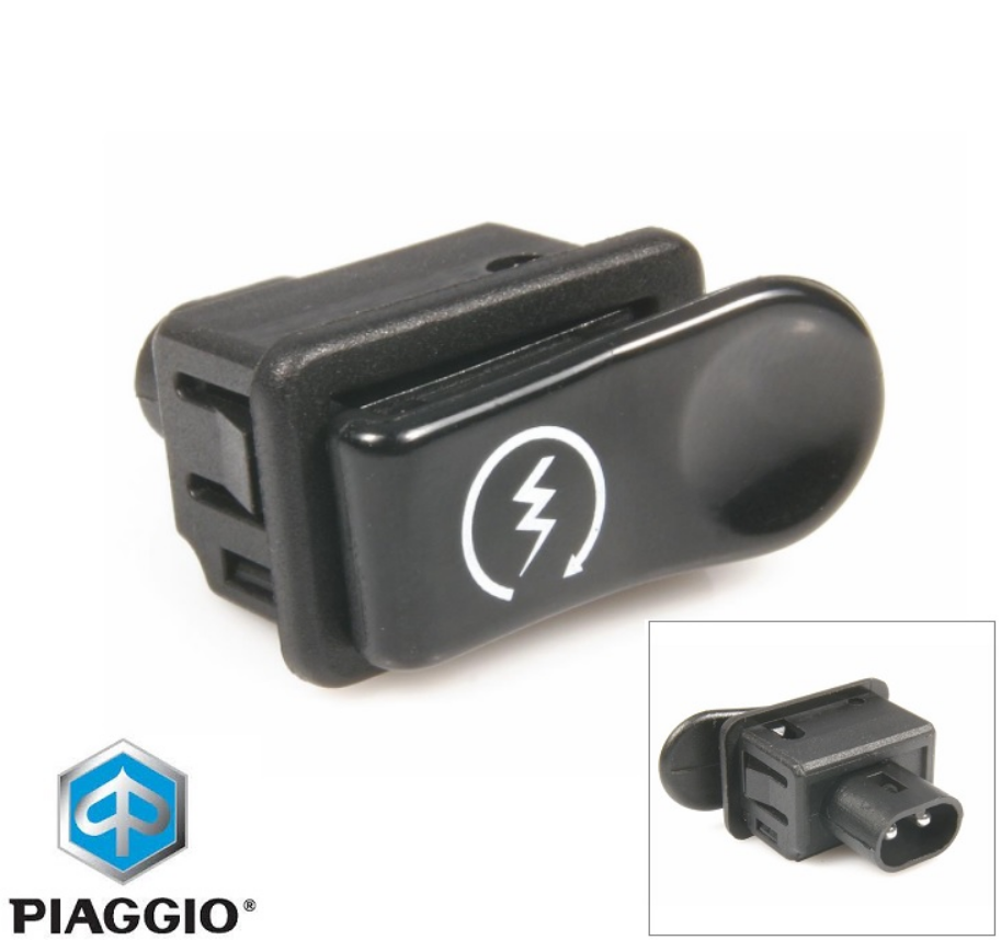 Buton pornire original Ape - Gilera Easy Moving – Piaggio Free- - NRG - Sfera - Typhoon - Zip - Hexagon - Skipper 50-125cc