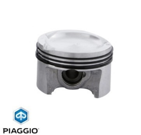 Piston original Piaggio Fly - Liberty iGet - Vespa 946 - LX - Primavera - S - Sprint 4T 3V AC 125cc D57.00 bolt 14 (cota uzura) (cat. D)