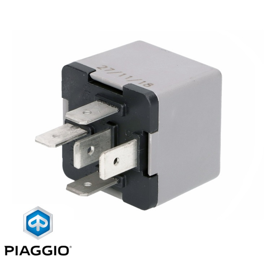 Releu faza lunga original 12V 30A - Aprilia - Gilera Focus - Nexus - Piaggio MP3 - Vespa GTS - LX - S 125-500cc