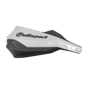 Set protectii maini (hand guard) aluminiu adventure/enduro Polisport Trail Blazer – culoare: alb/negru
