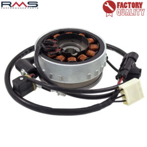 Magnetou (stator aprindere) complet Piaggio Fly (13-15) - Liberty (13-14) - Vespa LX (12-14) - S (12-14) 4T 3V AC 125-150cc - calitate OEM