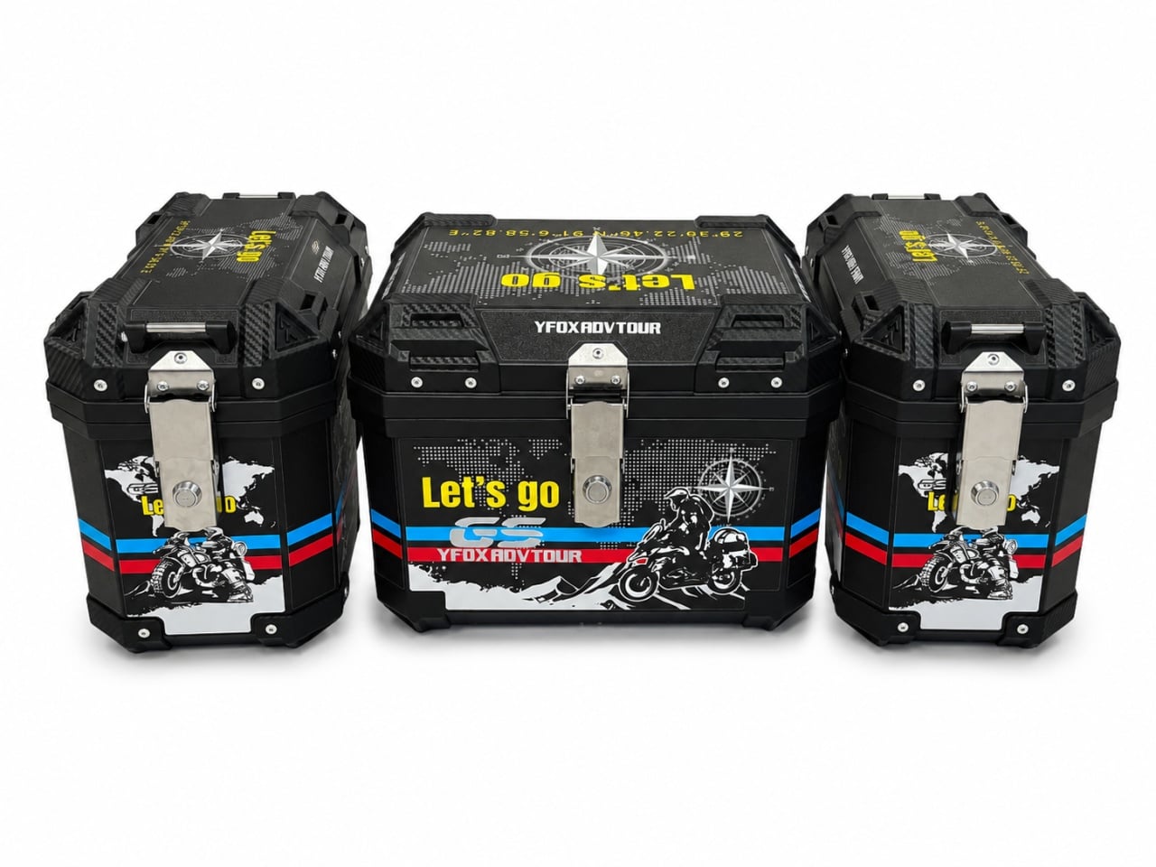 Set Cutii Laterale 36L + Top Case 45L GS