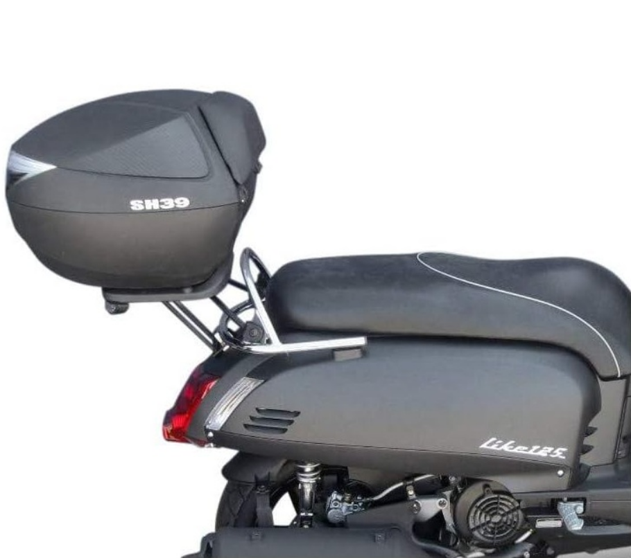 Portbagaj metalic spate Kymco Honk 125 (11-13) - Like 125 (09-17) - Like 125 LX (14-15) - Like 200 LX i (15) (culoare: negru)