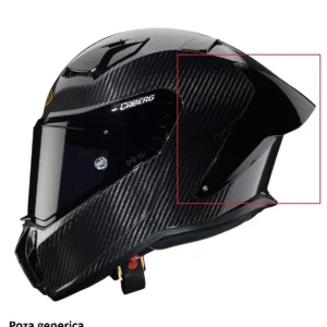 Spoiler casca integrala Caberg model GP01 Carbon – culoare: negru lucios (compatibil cu toate marimile castii GP01)
