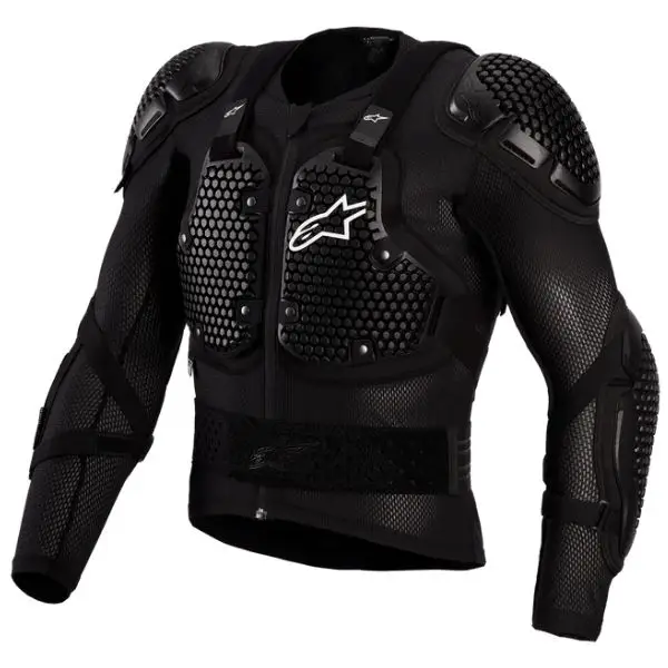 Protectie (armura) Alpinestar MX BIONIC ACTION V3 – culoare: alb/negru