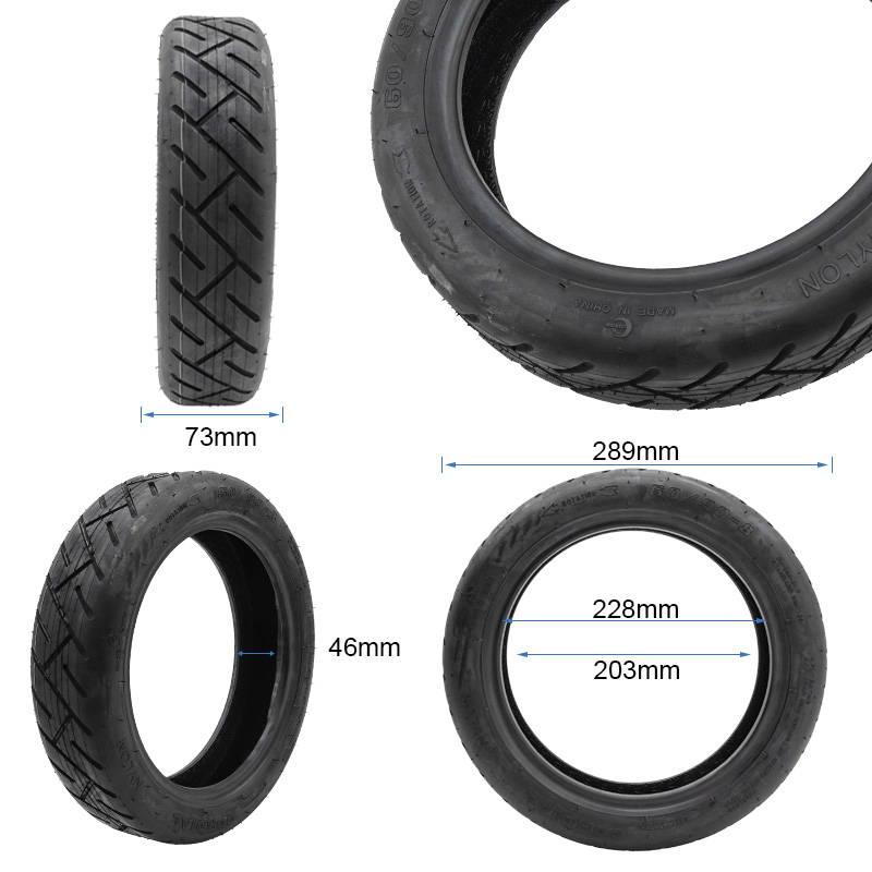 Anvelopa tubeless trotineta electrica cu gel Yuanxing 60/90-8