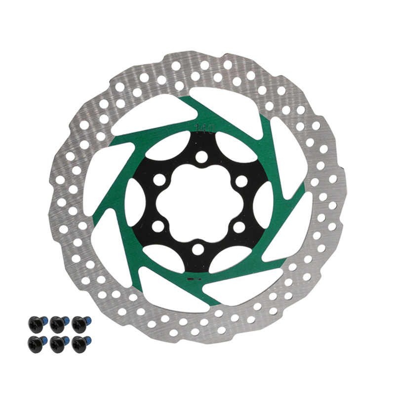 Disc frana trotineta electrica V2 6H 140mm verde