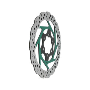 Disc frana trotineta electrica V2 6H 140mm verde