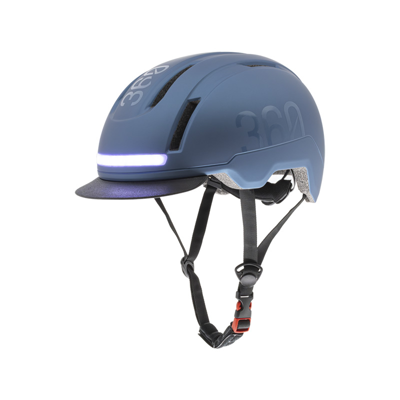 Casca cu lumina integrata trotineta electrica COVEX Urban L albastru