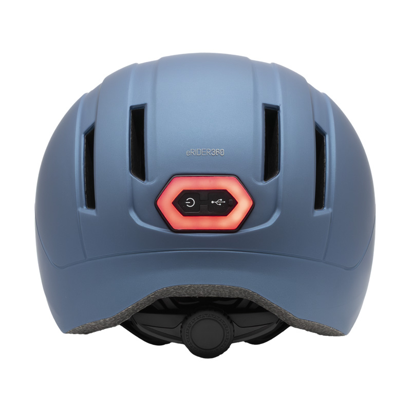 Casca cu lumina integrata trotineta electrica COVEX Urban L albastru