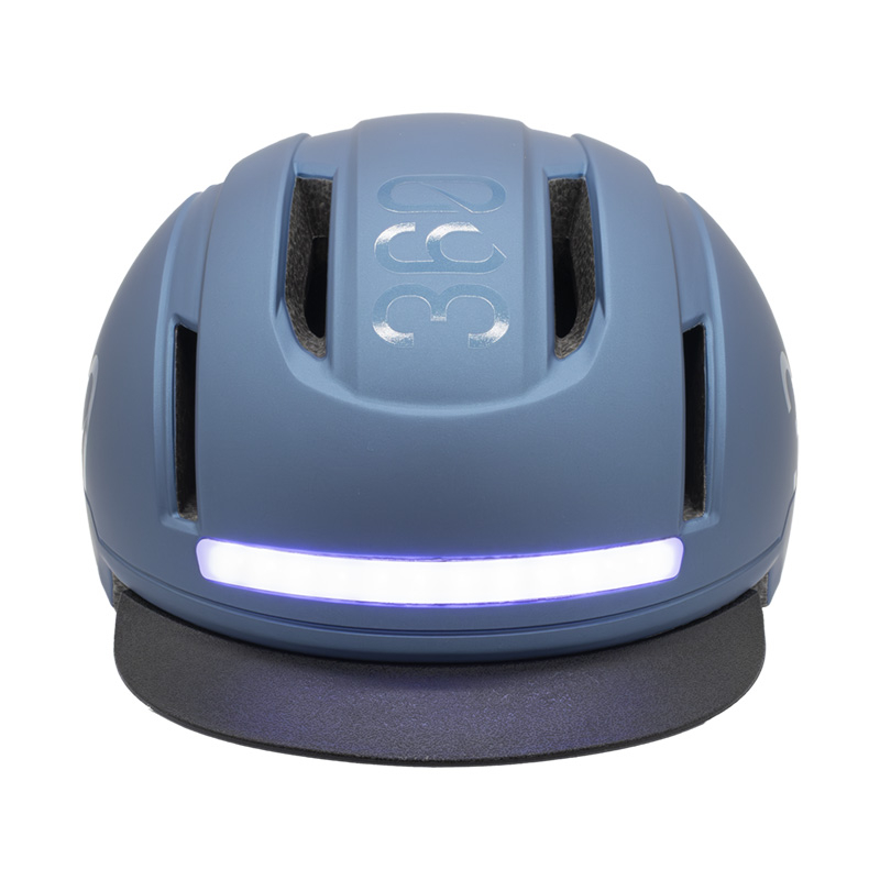 Casca cu lumina integrata trotineta electrica COVEX Urban L albastru