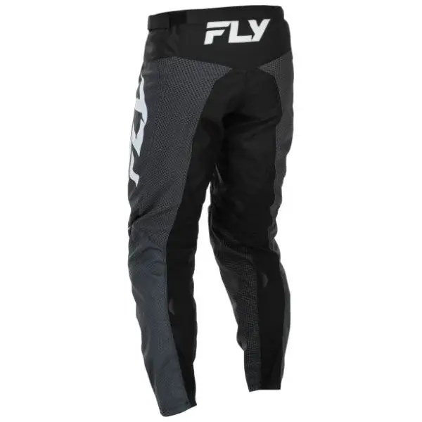 Pantaloni motociclete cross-enduro Fly Racing model F-16 culoare: negru/gri/alb 34 (XL)