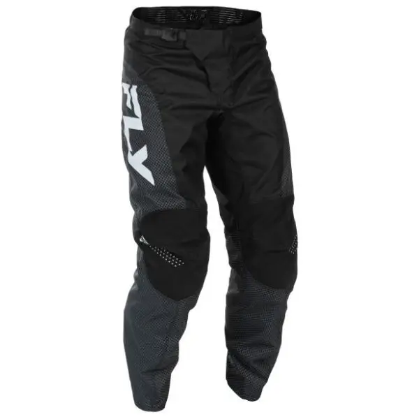 Pantaloni motociclete cross-enduro Fly Racing model F-16 culoare: negru/gri/alb 34 (XL)