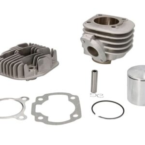 Cilindru 1PE40; Chińskie 2T; Minarelli; Poziomy (70 cm³, 2T, complet) pentru APRILIA AMICO, AREA 51, GULLIVER, RALLY, SCARABEO, SONIC, SR; CHIŃSKI SKUTER/MOPED/MOTOROWER/ATV 2T 50