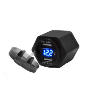 Echipament electric Gniazdo USB 4 RIDE pentru BMW; TRIUMPH (conector DIN ISO 4165)