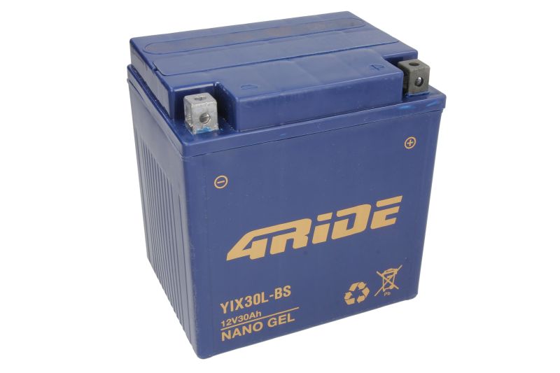 Acumulator Gel 12V 30Ah 300A Fara intretinere 166x126x175mm Pornit YIX30L-BS pentru BMW K, R; MOTO GUZZI CALIFORNIA, DAYTONA, LM, S, STONE, T4, T5, V, V10, V35, V65 350-1100 1955-2017