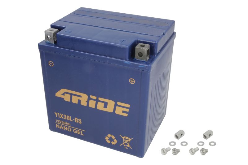 Acumulator Gel 12V 30Ah 300A Fara intretinere 166x126x175mm Pornit YIX30L-BS pentru BMW K, R; MOTO GUZZI CALIFORNIA, DAYTONA, LM, S, STONE, T4, T5, V, V10, V35, V65 350-1100 1955-2017