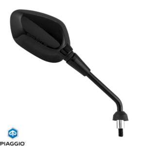 Oglinda (retrovizor) dreapta originala Vespa GTS 125-300 ie Classic - Super - Super Sport - Supertech (23-27) - culoare: negru lucios