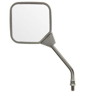 Oglinda (dreapta, dimensiune filet: M10x1,25mm, directie: dreapta fata-verso, culoare: negru, omologare drum: da) pentru CAGIVA COCIS, K7, N90, W12, W4, W8; HONDA NX, XL, XR 50-650 1987-2017