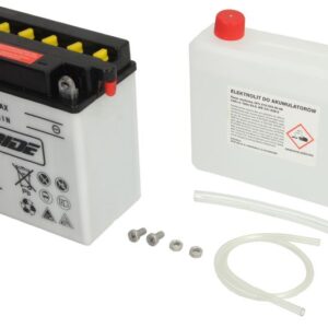 Acumulator Acid/Incarcare uscata cu acid/Pornire (vinzari limitate catre consumatori) 4 RIDE 12V 9Ah 130A L+ Cu intretinere electrolit inclus 138x77x141mm Incarcare uscata cu acid CB9-B