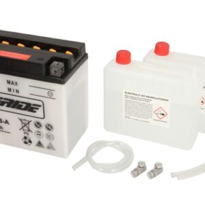 Acumulator Acid/Incarcare uscata cu acid/Pornire (vinzari limitate catre consumatori) 4 RIDE 12V 16Ah 207A L+ Cu intretinere electrolit inclus 161x91x162mm Incarcare uscata cu acid CB16B-A